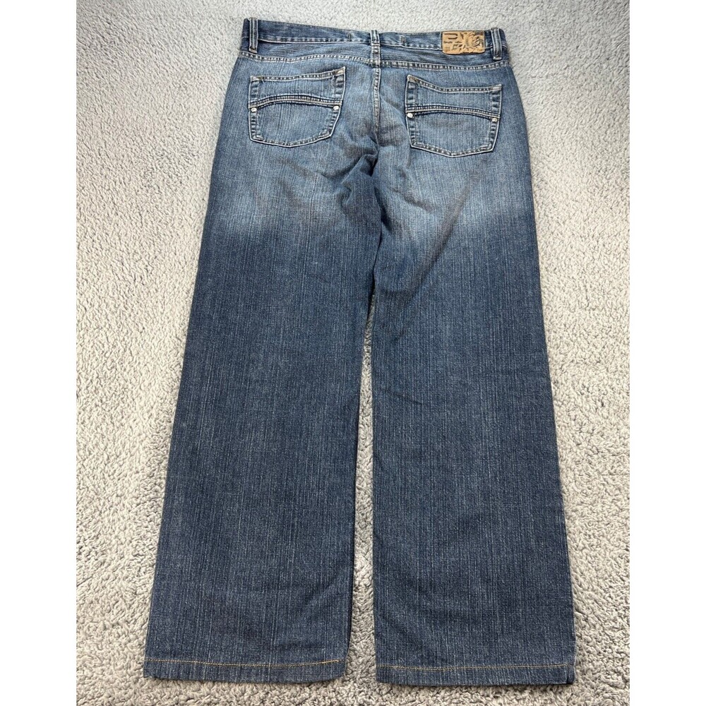 Diesel Industry Denim Division Jeans Mens 35 (36x29) Hemmed Straight Leg Blue